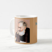 Mug Saint Padre Pio, Mystique catholique (Devant gauche)