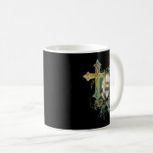 Mug Saint Padre Pio Prière Croix Catholicités Saint Sa (Devant droit)