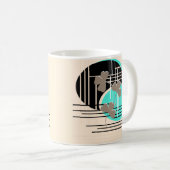 Mug Saint Patrick, abstraction (Devant droit)