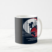 Mug Saint Patrick, abstraction (Devant droit)