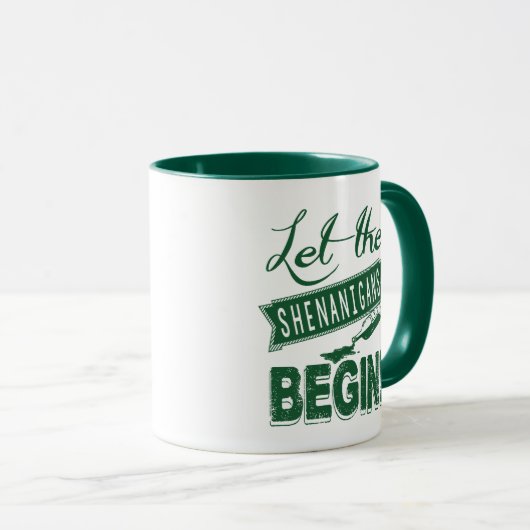Mug Saint-Patrick Chugging (Devant droit)