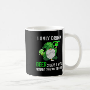 Mug Saint Patrick Day Je Ne Bois Que De La Bière 3 Jou