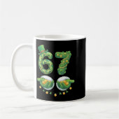 Mug Saint Patrick Day Six Seven 67 Mème drôle 67 Femme (Gauche)
