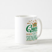 Mug Saint Patrick, fête de la Reine des Shenanigans (Devant droit)