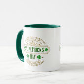 Mug Saint-Patrick personnalisé - Chance des Irlandais (Devant gauche)