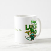 Mug Saint-Patrick personnalisé pour aide-soignant (Devant droit)