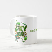 Mug Saint-Patrick personnalisé pour aide-soignant (Devant gauche)