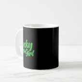 Mug Saint Patrick`s Day Lucky Girl (Devant gauche)