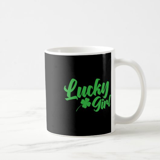 Mug Saint Patrick`s Day Lucky Girl (Droite)