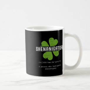 Mug Saint Patrick`s Day Shenanigator irlandais Lucky F