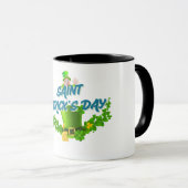 Mug Saint Patrick’s Day Shirt – Lucky Leprechaun Hat & (Devant droit)