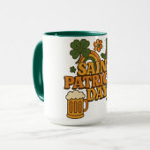 Mug Saint Patrick vintage années 70 (Devant gauche)