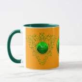 MUG SAINT PATRICK'S CELTIC KNOTS COEUR AVEC SHAMROCK (Gauche)