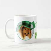 Mug Saint Patrick's Day Collie (Gauche)