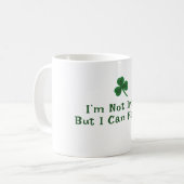 Mug Saint Patrick's Day, Drôle Texte Faux Irlandais (Devant gauche)
