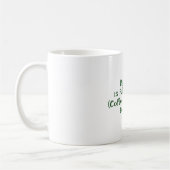 Mug Saint Patrick's Day, Drôle Texte Restez chanceux (Gauche)
