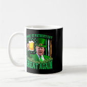 Mug Saint Patrick's Day Great again Funny Trump 3 (Gauche)