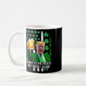 Mug Saint Patrick's Day Great again Funny Trump avec l (Gauche)