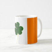 Mug Saint Patrick's Day Irlandais Drapeau Shamrock Irl (Devant droit)
