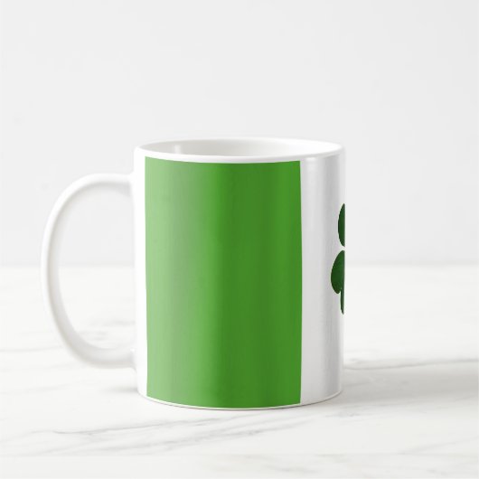 Mug Saint Patrick's Day Irlandais Drapeau Shamrock Irl (Gauche)