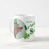 Mug Saint Patrick's Day Irlandais Eau Spaniel (Devant gauche)