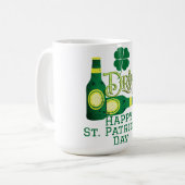 Mug Saint Patrick's Day Irlandais Shamrock de la chanc (Devant gauche)