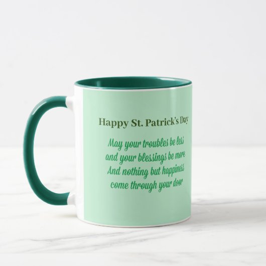 Mug Saint Patrick's Day Leprechaun (Gauche)
