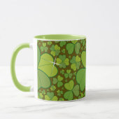 Mug Saint Patrick's Day Lucky Clovers Shamrock irlanda (Gauche)