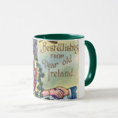 Mug Saint Patrick's Day, Shamrock (Devant droit)