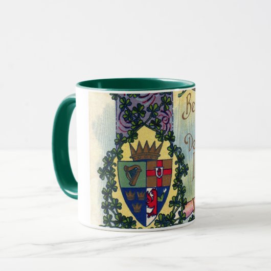 Mug Saint Patrick's Day, Shamrock (Devant gauche)