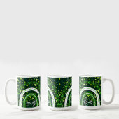 Mug Saint Patrick's Day Shamrock and Heart Design