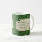 Mug Saint Patrick's Day Shamrock irlandais bénédiction (Devant droit)