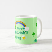 Mug Saint Patrick's Day Shamrock Pot of Gold Celtic Kn (Devant droit)