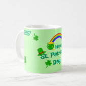 Mug Saint Patrick's Day Shamrock Pot of Gold Celtic Kn (Devant gauche)