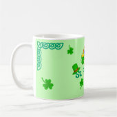 Mug Saint Patrick's Day Shamrock Pot of Gold Celtic Kn (Gauche)