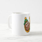 Mug Saint Patrick's Day Sloth Horseshoe Lucky (Devant gauche)