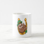 Mug Saint Patrick's Day Sloth Horseshoe Lucky (Centre)