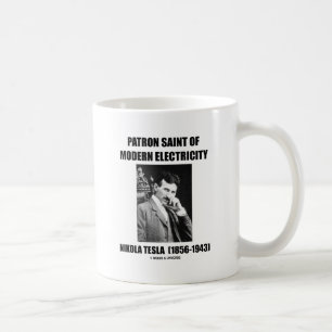 Mug Saint patron de l'électricité moderne (Nikola