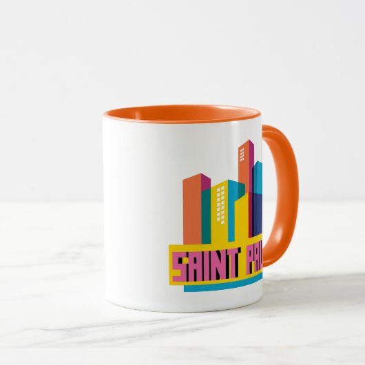 Mug Saint Paul dans la conception (Devant droit)