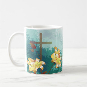 Mug Saint Peregrine, Saint Patron du Cancer, Croix
