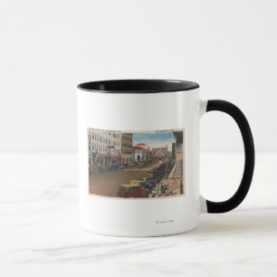 Mug Saint-Pétersbourg, FL - Vue de Central Ave avec/
