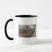 Mug Saint-Pétersbourg, FL - Vue de Central Ave avec/ (Gauche)