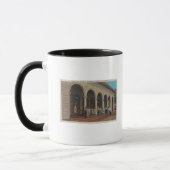 Mug Saint-Pétersbourg, FL - Vue extérieure de la poste (Gauche)