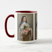 Mug Saint-Thérèse de Lisieux la Petite Fleur (BJE 01) (Gauche)