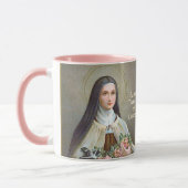 Mug Saint-Thérèse de Lisieux la Petite Fleur (BJE 01) (Gauche)