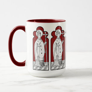 Mug Saint Thomas Becket tenant une épée (M 033)