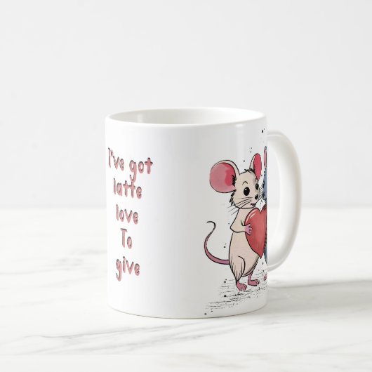 Mug Saint Valentin (Devant droit)
