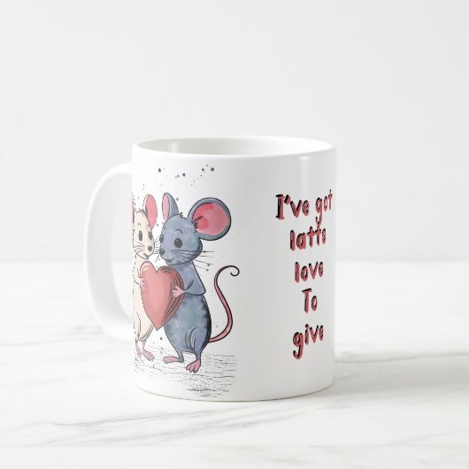 Mug Saint Valentin (Devant gauche)