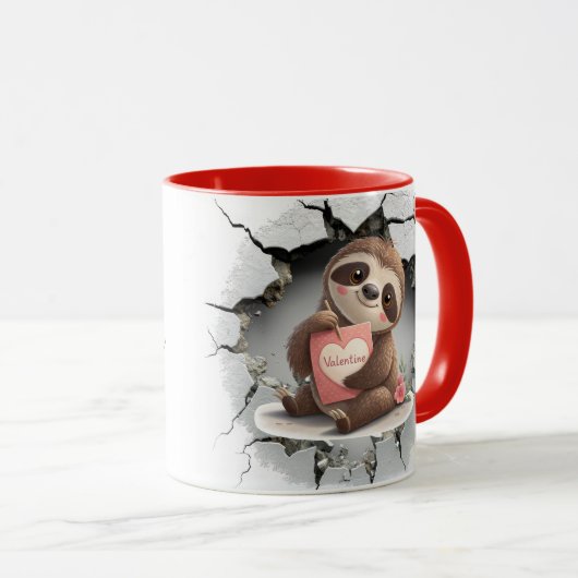 Mug Saint Valentin (Devant droit)
