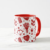 Mug Saint-Valentin (Devant droit)